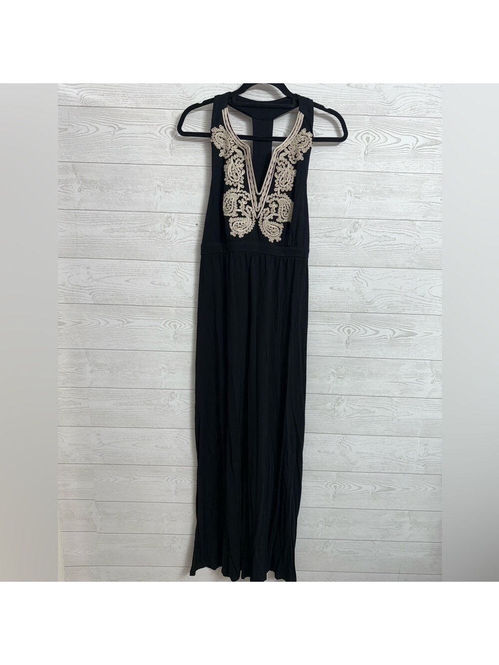 No Name Women’s Black Sleeveless Maxi Dress. Size L